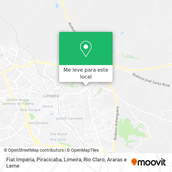 Fiat Impéria mapa