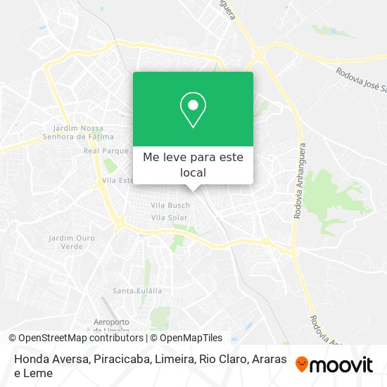 Honda Aversa mapa