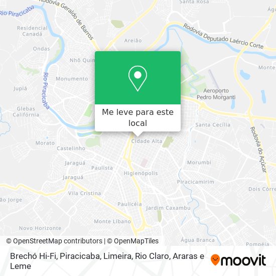 Brechó Hi-Fi mapa