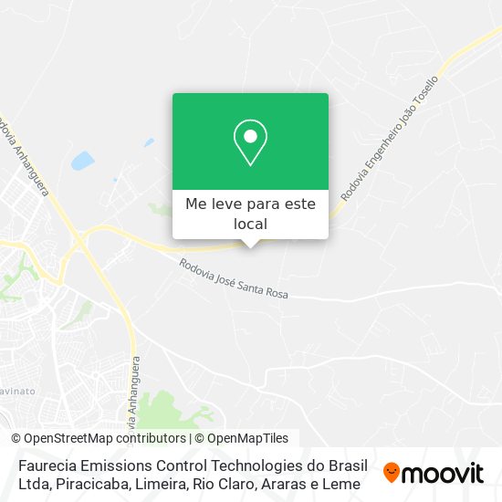 Como chegar até Faurecia Emissions Control Technologies do Brasil Ltda