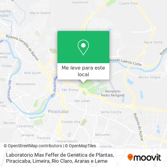 Laboratório Max Feffer de Genética de Plantas mapa