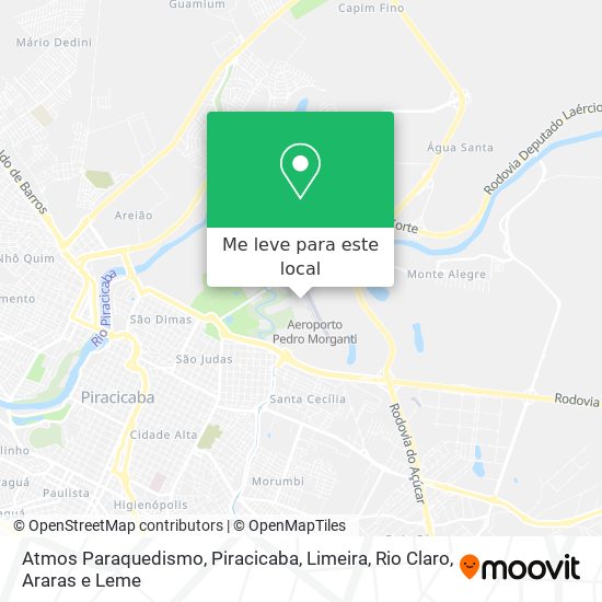 Atmos Paraquedismo mapa