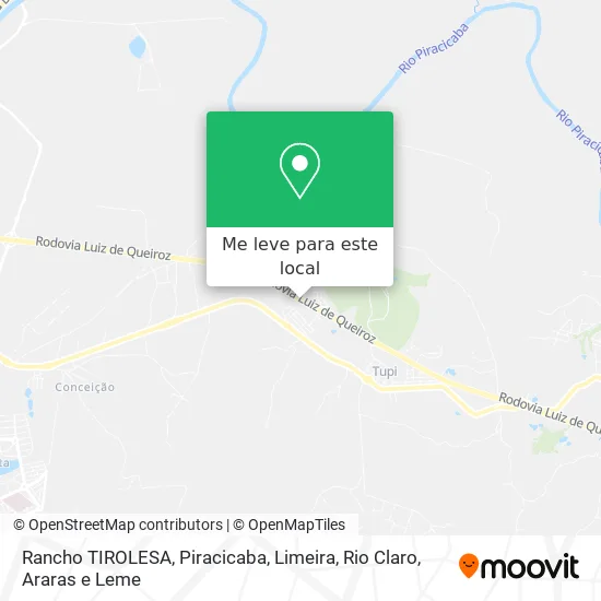 Rancho TIROLESA mapa