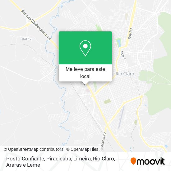 Posto Confiante mapa