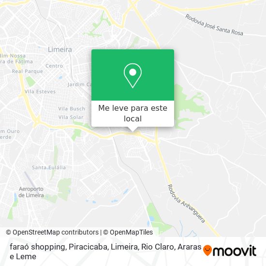 faraó shopping mapa