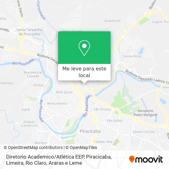 Diretorio Academico / Atlética EEP mapa