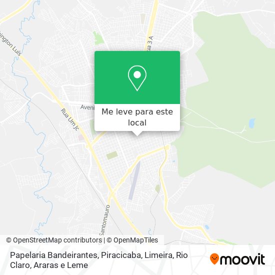 Papelaria Bandeirantes mapa