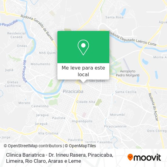 Clinica Bariatrica - Dr. Irineu Rasera mapa