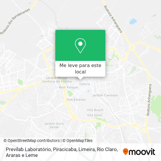 Previlab Laboratório mapa