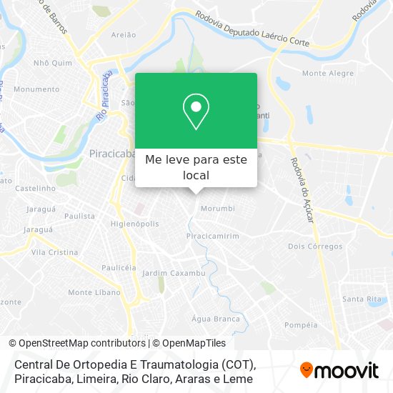 Central De Ortopedia E Traumatologia (COT) mapa