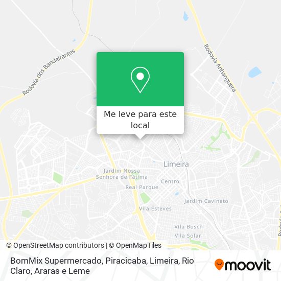 BomMix Supermercado mapa