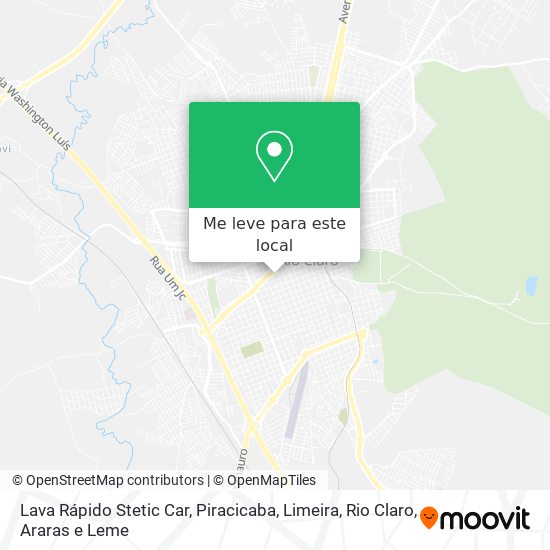 Lava Rápido Stetic Car mapa
