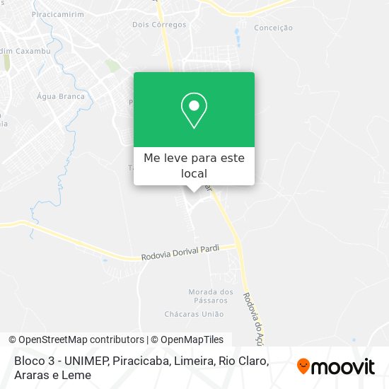 Bloco 3 - UNIMEP mapa