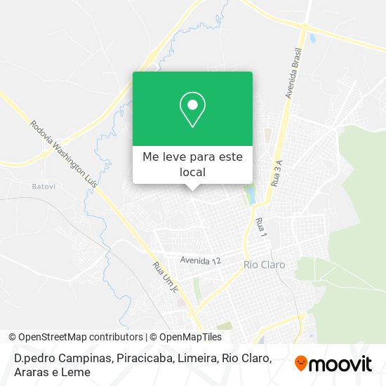 D.pedro Campinas mapa