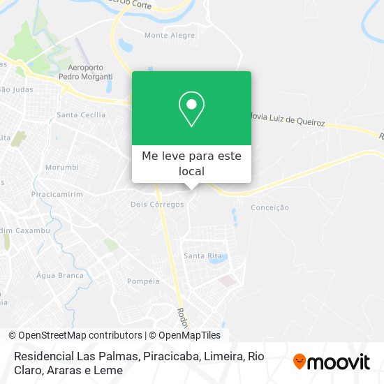 Residencial Las Palmas mapa