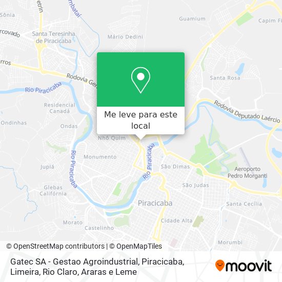 Gatec SA - Gestao Agroindustrial mapa