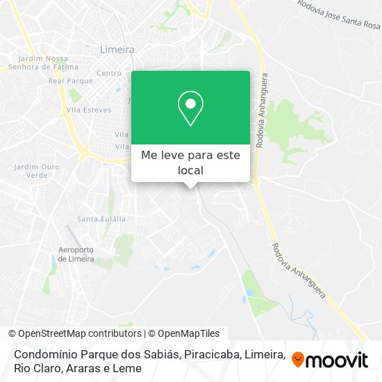 Condomínio Parque dos Sabiás mapa