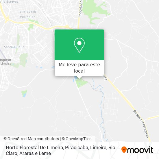 Horto Florestal De Limeira mapa