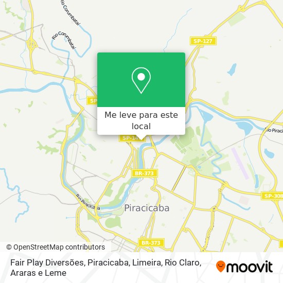 Fair Play Diversões mapa