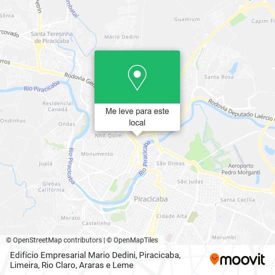 Edifício Empresarial Mario Dedini mapa