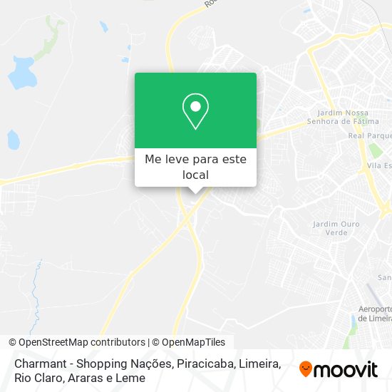 Charmant - Shopping Nações mapa