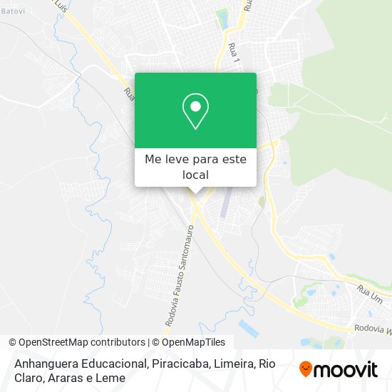 Anhanguera Educacional mapa