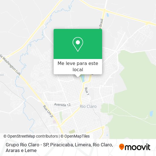 Grupo Rio Claro - SP mapa