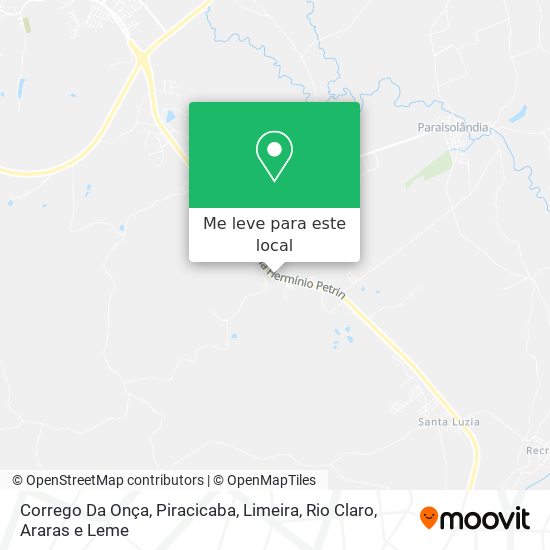 Corrego Da Onça mapa