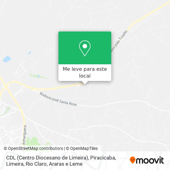 CDL (Centro Diocesano de Limeira) mapa