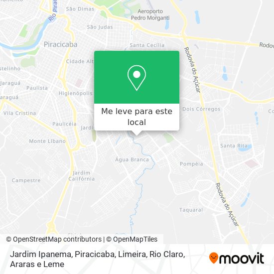 Jardim Ipanema mapa