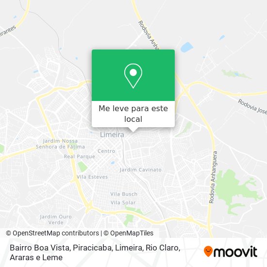 Bairro Boa Vista mapa