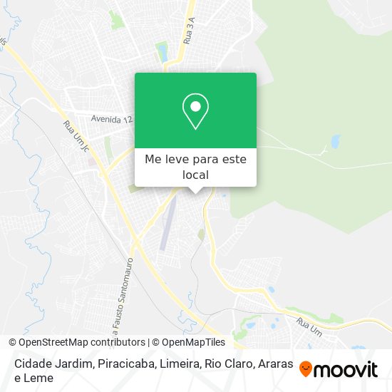 Cidade Jardim mapa