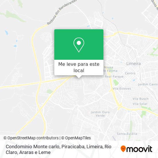 Condomínio Monte carlo mapa