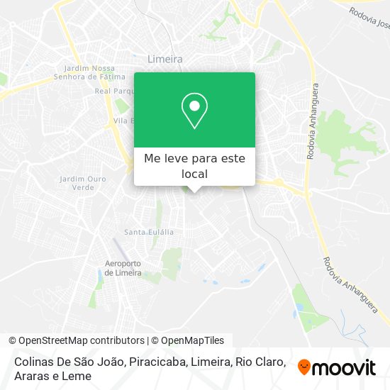 Colinas De São João mapa