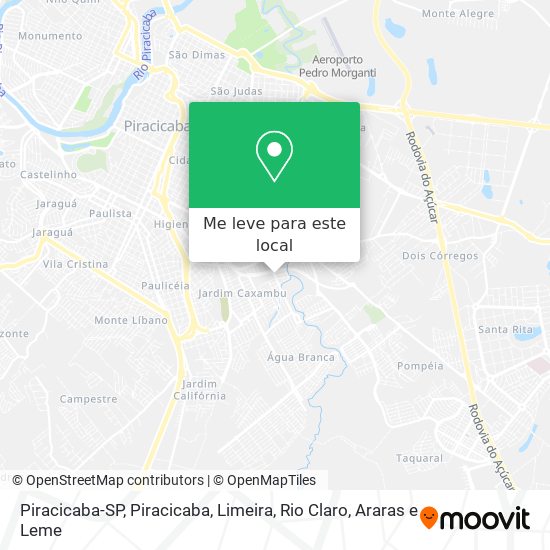 Piracicaba-SP mapa