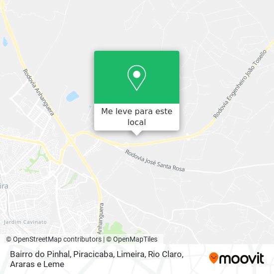Bairro do Pinhal mapa