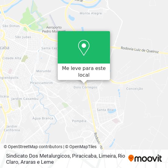 Sindicato Dos Metalurgicos mapa