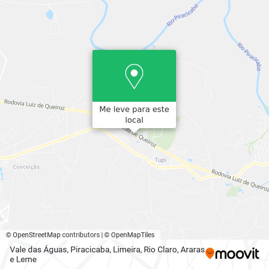 Vale das Águas mapa