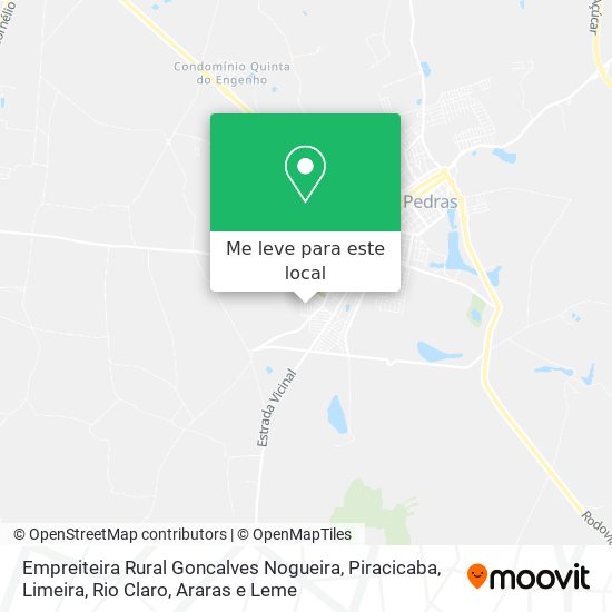 Empreiteira Rural Goncalves Nogueira mapa