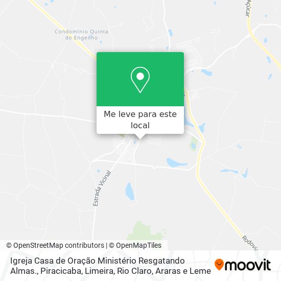 Igreja Casa de Oração Ministério Resgatando Almas. mapa