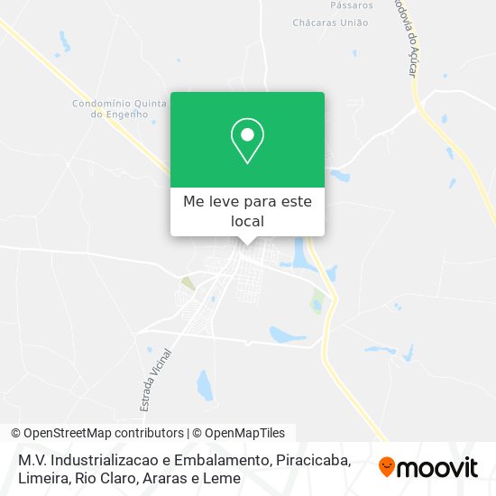 M.V. Industrializacao e Embalamento mapa