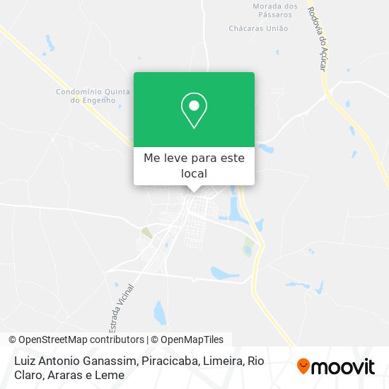 Luiz Antonio Ganassim mapa