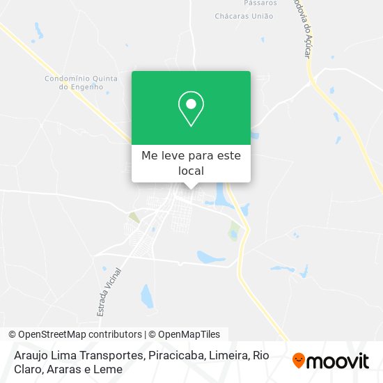 Araujo Lima Transportes mapa
