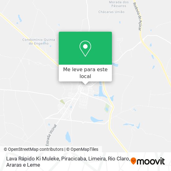 Lava Rápido Ki Muleke mapa