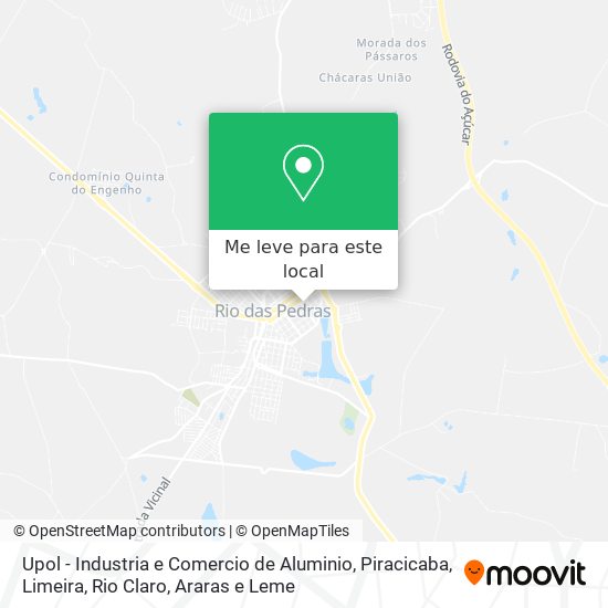 Upol - Industria e Comercio de Aluminio mapa