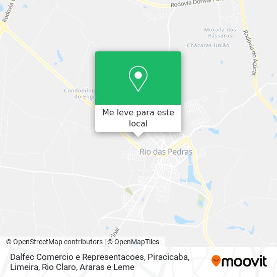 Dalfec Comercio e Representacoes mapa