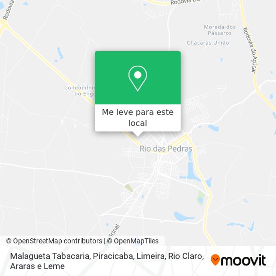 Malagueta Tabacaria mapa