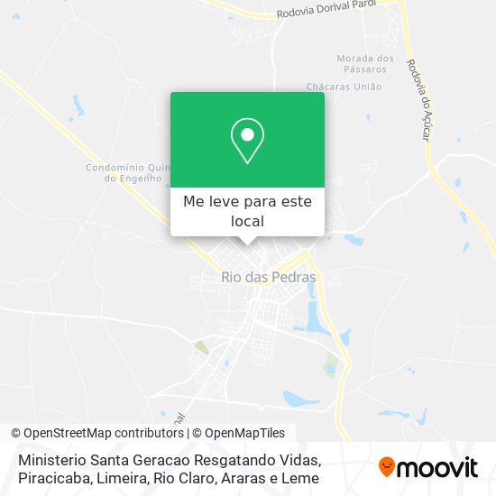 Ministerio Santa Geracao Resgatando Vidas mapa