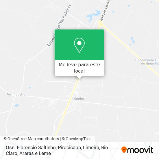 Osni Florêncio Saltinho mapa