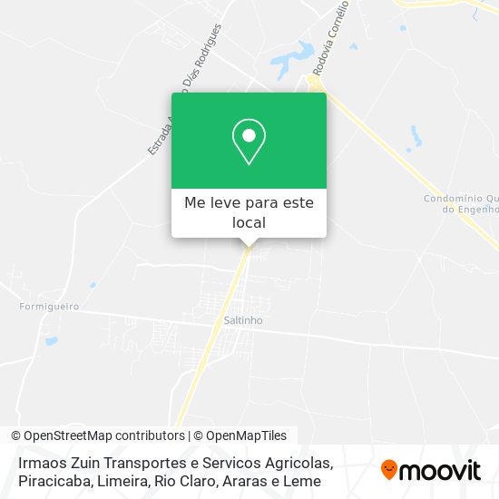 Irmaos Zuin Transportes e Servicos Agricolas mapa